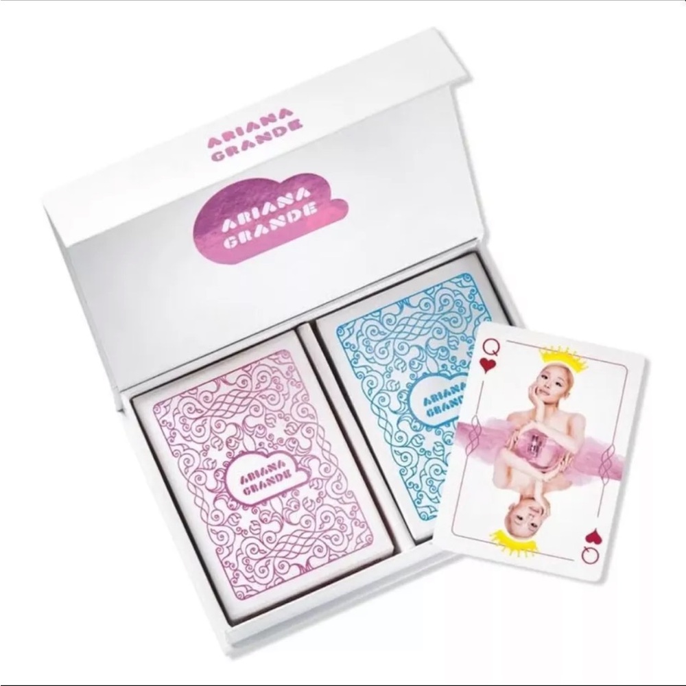 Ariana Grande Pink and Blue Card Decks